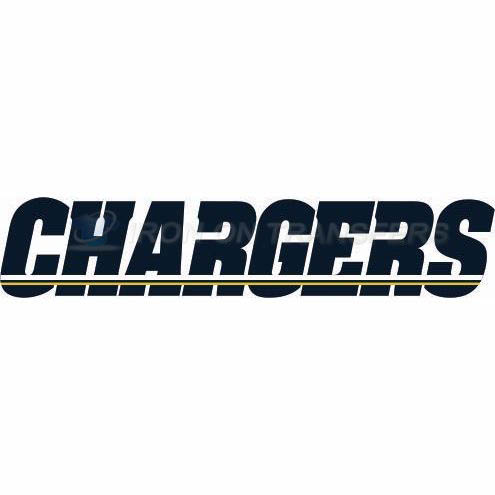 San Diego Chargers Iron-on Stickers (Heat Transfers)NO.723
